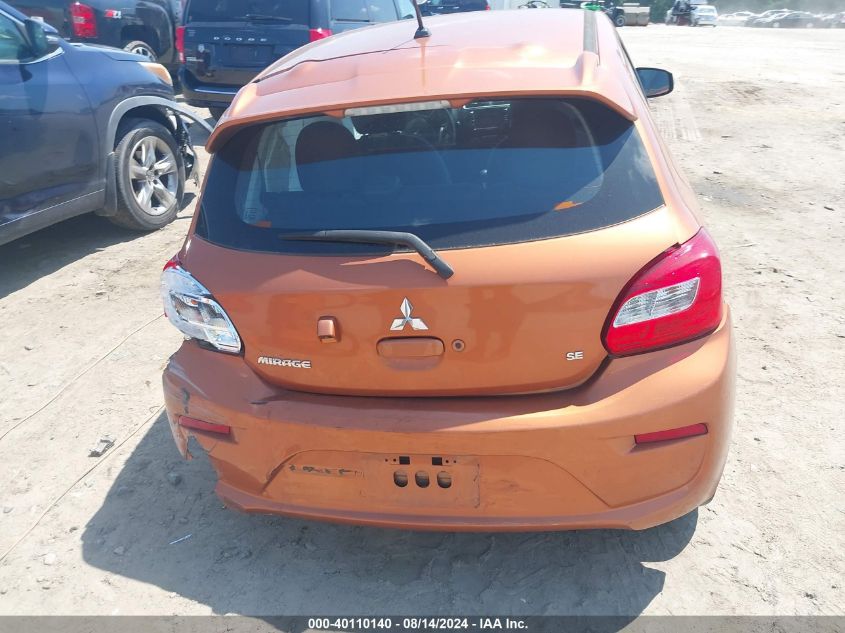 2020 Mitsubishi Mirage Se VIN: ML32A4HJ8LH010536 Lot: 40110140