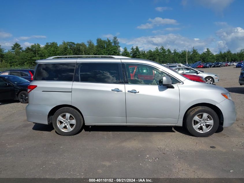 2017 Nissan Quest Sv VIN: JN8AE2KP4H9165671 Lot: 40110152