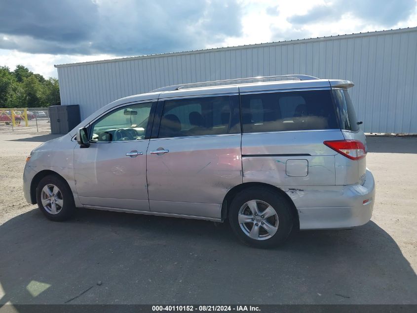 2017 Nissan Quest Sv VIN: JN8AE2KP4H9165671 Lot: 40110152