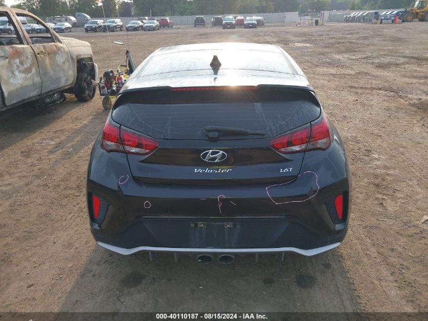 2019 Hyundai Veloster Turbo VIN: KMHTH6AB4KU010448 Lot: 40110187