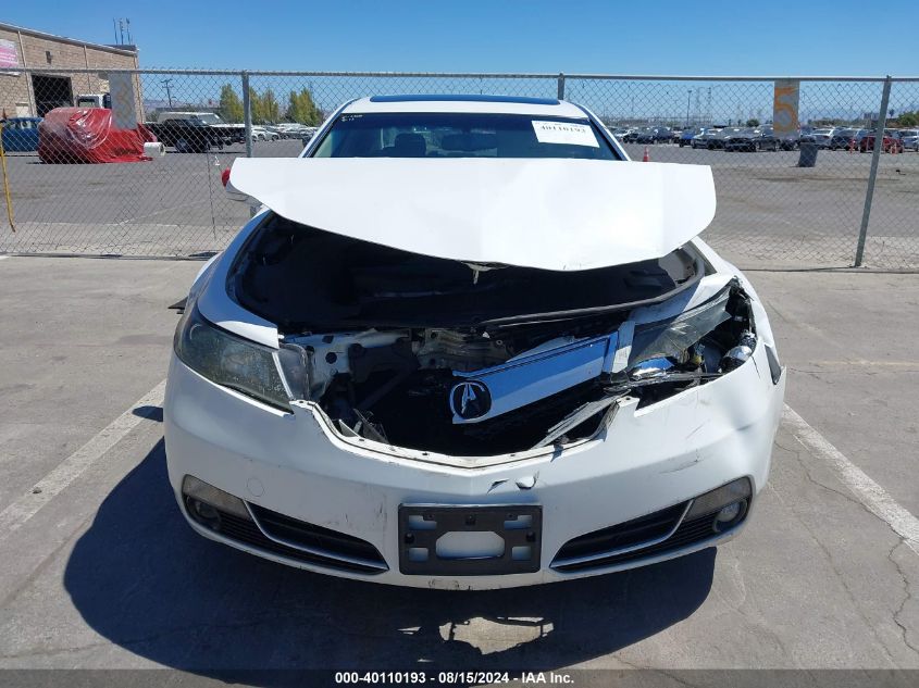 2012 Acura Tl 3.5 VIN: 19UUA8F27CA029551 Lot: 40110193