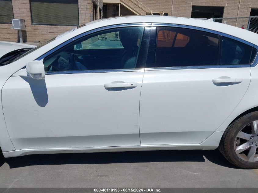 2012 Acura Tl 3.5 VIN: 19UUA8F27CA029551 Lot: 40110193