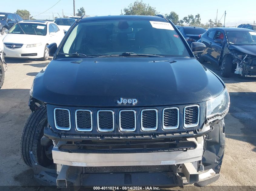 2019 Jeep Compass Latitude Fwd VIN: 3C4NJCBB0KT855631 Lot: 40110214