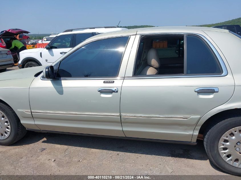 2003 Mercury Grand Marquis Gs VIN: 2MEFM74W43X684383 Lot: 40110218