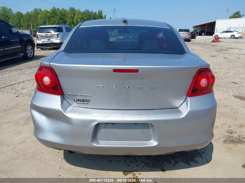 2014 DODGE AVENGER SE - 1C3CDZAGXEN188347