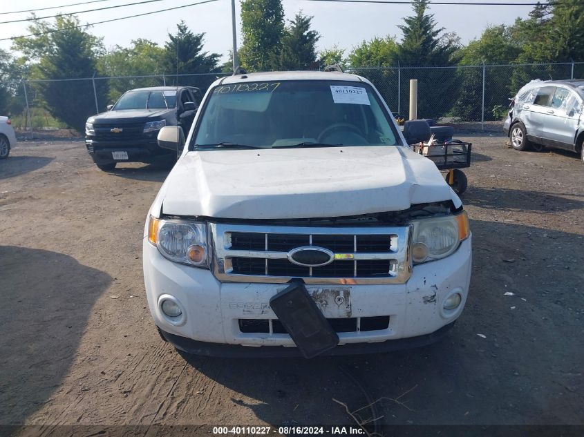 2010 Ford Escape Xlt VIN: 1FMCU9D78AKC91118 Lot: 40110227