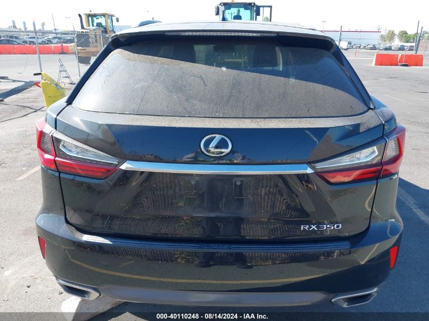 2016 Lexus Rx 350 VIN: 2T2BZMCA1GC048158 Lot: 40110248