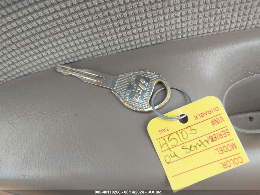 2004 Nissan Sentra 1.8/1.8S VIN: 3N1CB51D24L915563 Lot: 40110268