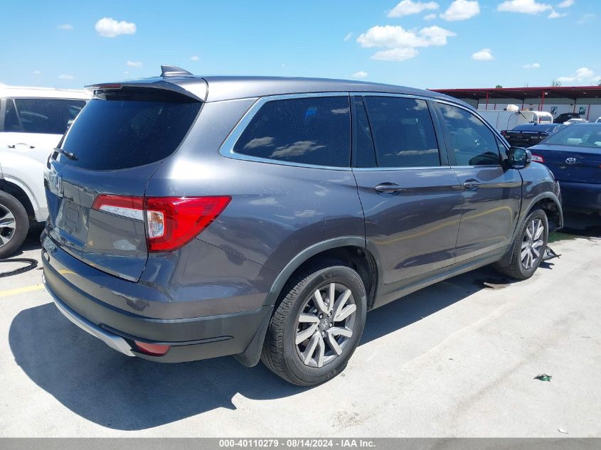 2020 Honda Pilot 2Wd Ex-L VIN: 5FNYF5H58LB012658 Lot: 40110279