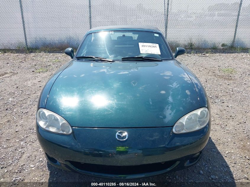 2001 Mazda Mx-5 Miata Ls/Special Edition VIN: JM1NB353110201833 Lot: 40110285