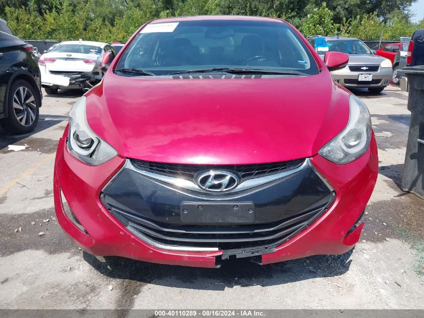 2014 Hyundai Elantra VIN: KMHDH6AH0EU028183 Lot: 40110289