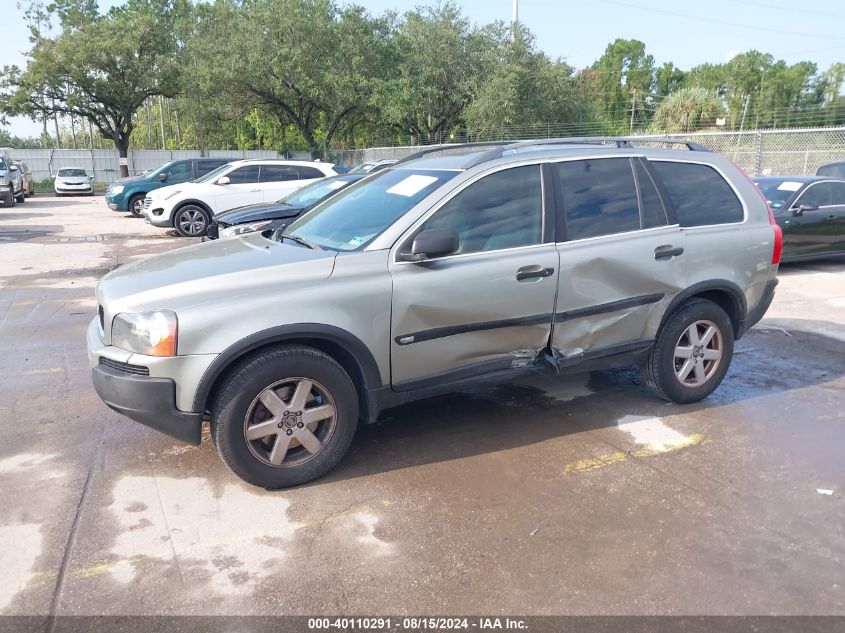 2006 Volvo Xc90 2.5T VIN: YV4CZ592161290687 Lot: 40110291