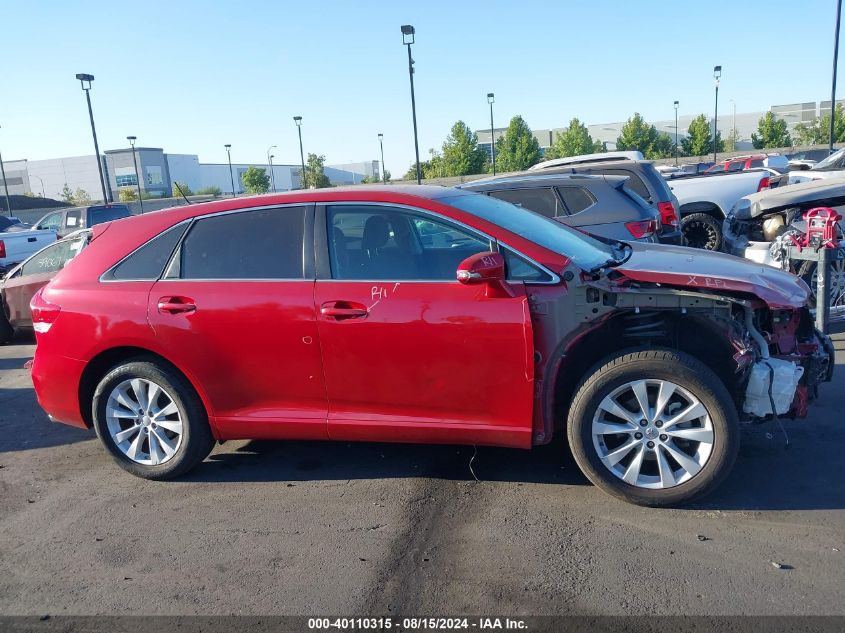 2015 Toyota Venza Le VIN: 4T3ZA3BB7FU093723 Lot: 40110315