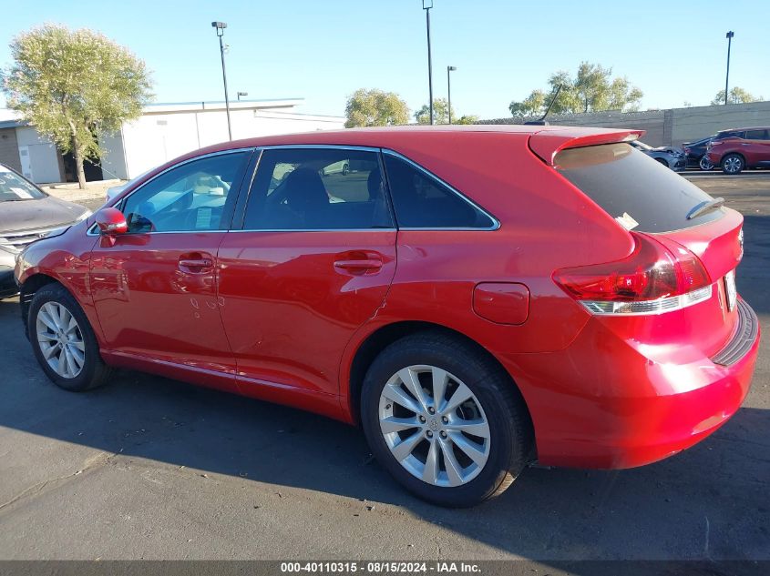 2015 Toyota Venza Le VIN: 4T3ZA3BB7FU093723 Lot: 40110315