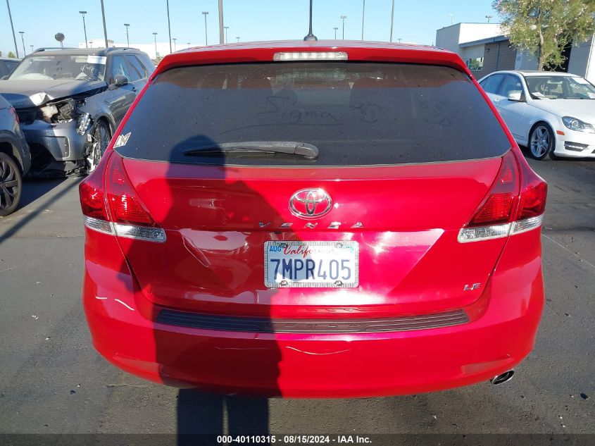 2015 Toyota Venza Le VIN: 4T3ZA3BB7FU093723 Lot: 40110315