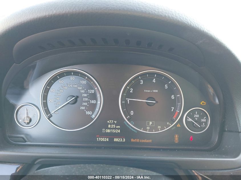 2014 BMW 528I xDrive VIN: WBA5A7C56ED618195 Lot: 40110322