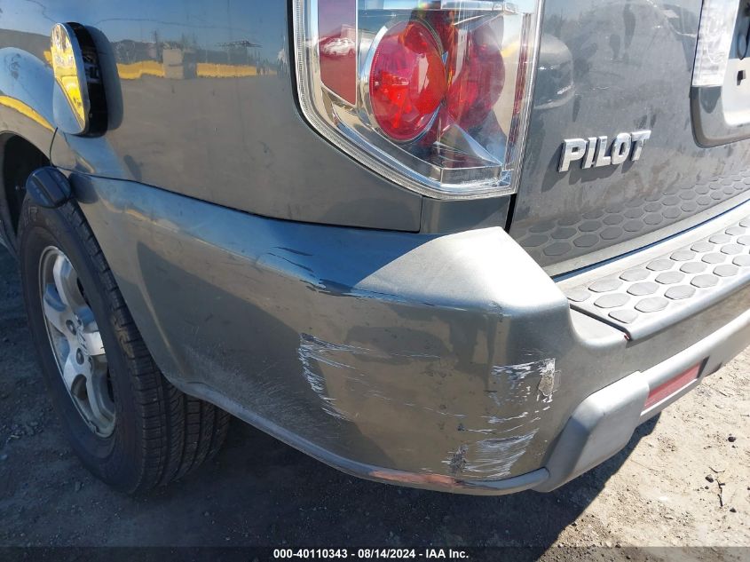 2007 Honda Pilot Ex-L VIN: 5FNYF28757B001946 Lot: 40110343