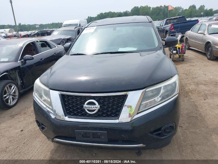 2014 Nissan Pathfinder S VIN: 5N1AR2MN3EC699086 Lot: 40110351