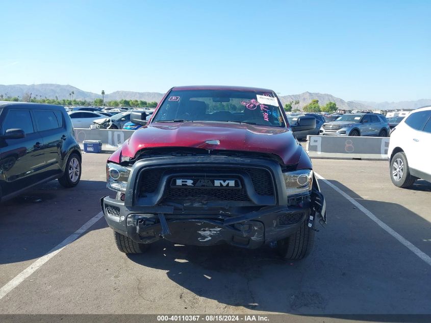 2024 Ram 1500 Classic Warlock 4X4 5'7 Box VIN: 1C6RR7LG9RS148333 Lot: 40110367