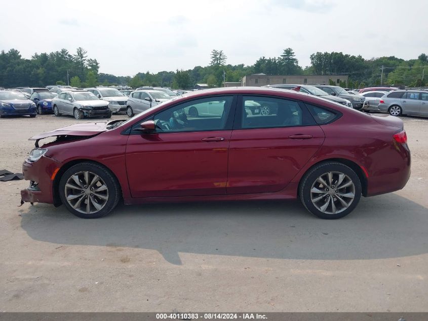 2015 Chrysler 200 S VIN: 1C3CCCDG2FN601892 Lot: 40110383