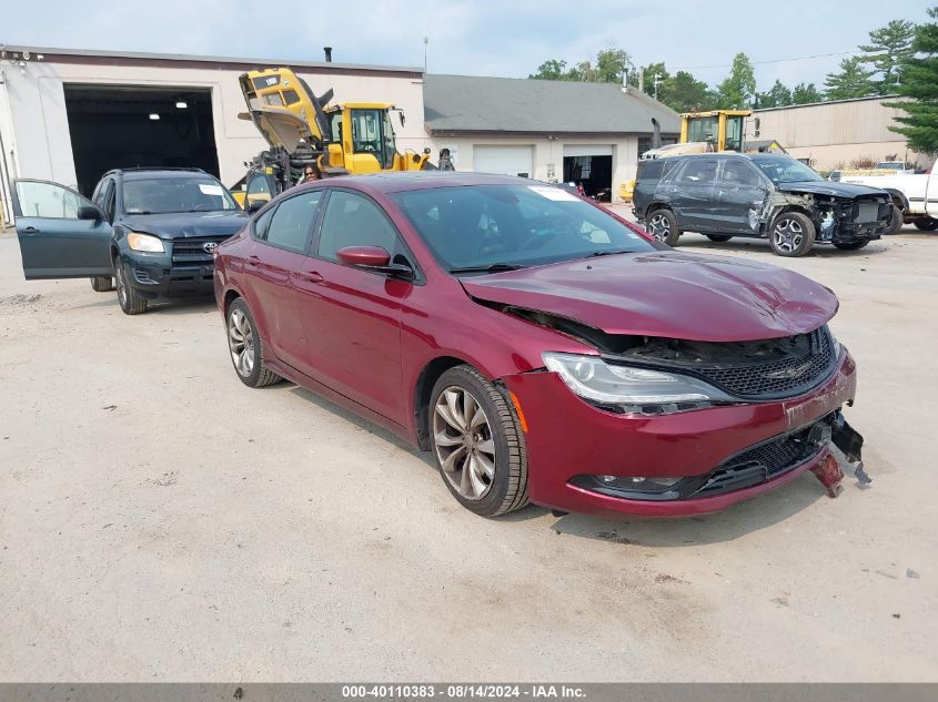 VIN 1C3CCCDG2FN601892 2015 Chrysler 200, S no.1