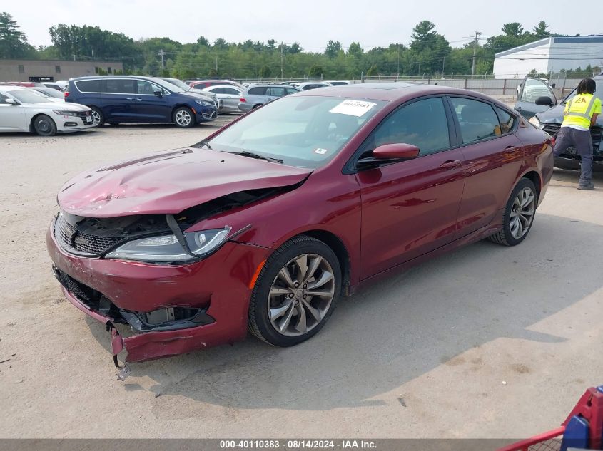 VIN 1C3CCCDG2FN601892 2015 Chrysler 200, S no.2