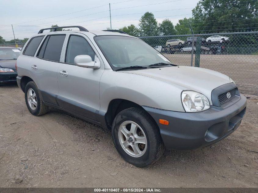 2003 Hyundai Santa Fe Gls/Lx VIN: KM8SC13D73U535209 Lot: 40110407