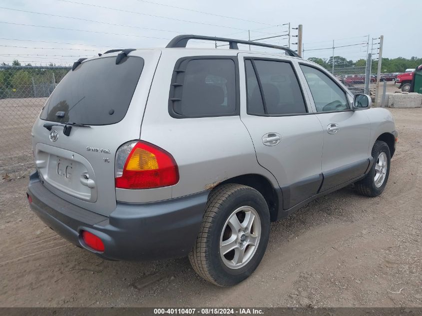 2003 Hyundai Santa Fe Gls/Lx VIN: KM8SC13D73U535209 Lot: 40110407