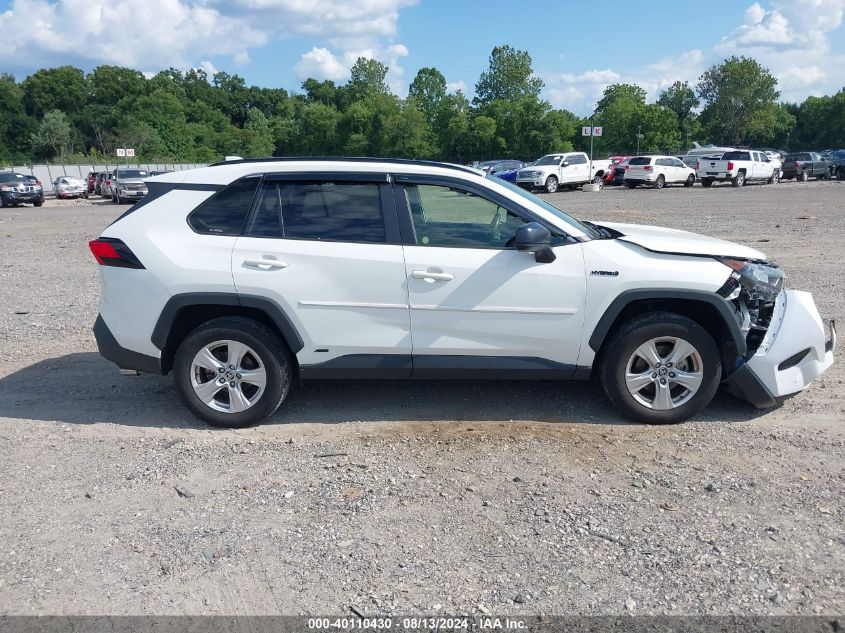 2021 Toyota Rav4 Hybrid Le VIN: JTMLWRFV9MD114077 Lot: 40110430