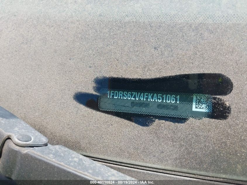 2015 Ford Transit-350 Cab VIN: 1FDRS6ZV4FKA51061 Lot: 40110524
