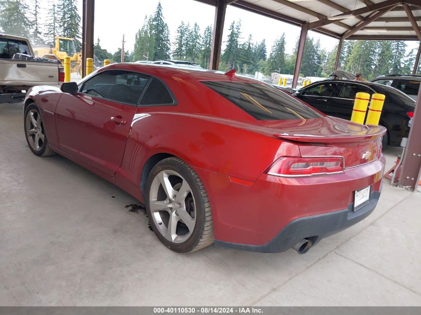 2014 Chevrolet Camaro 2Lt VIN: 2G1FC1E37E9266888 Lot: 40110530