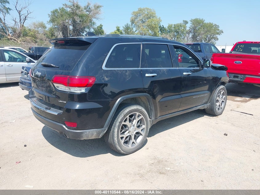 VIN 1C4RJFBG7LC101086 2020 JEEP GRAND CHEROKEE LIMITED 4X4