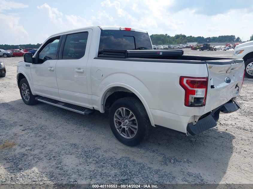 VIN 1FTEW1CP9KFD08593 2019 FORD F-150 LARIAT