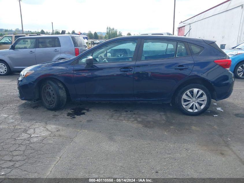 2019 Subaru Impreza 2.0I VIN: 4S3GTAA63K3741646 Lot: 40110558