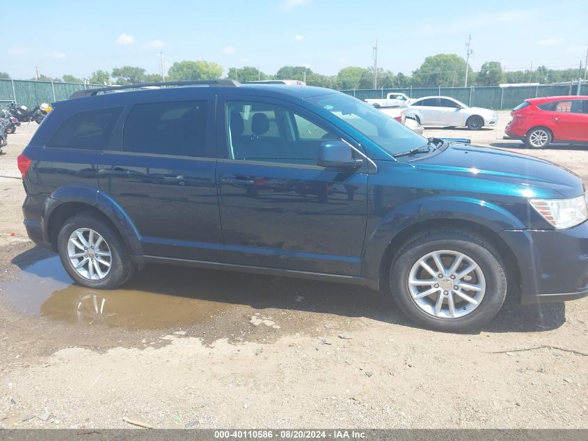 2013 Dodge Journey Sxt VIN: 3C4PDCBG0DT587629 Lot: 40110586