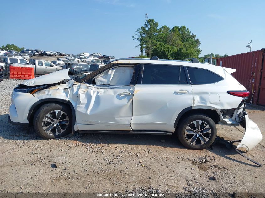 2021 Toyota Highlander Xle VIN: 5TDGZRAH4MS519729 Lot: 40110606