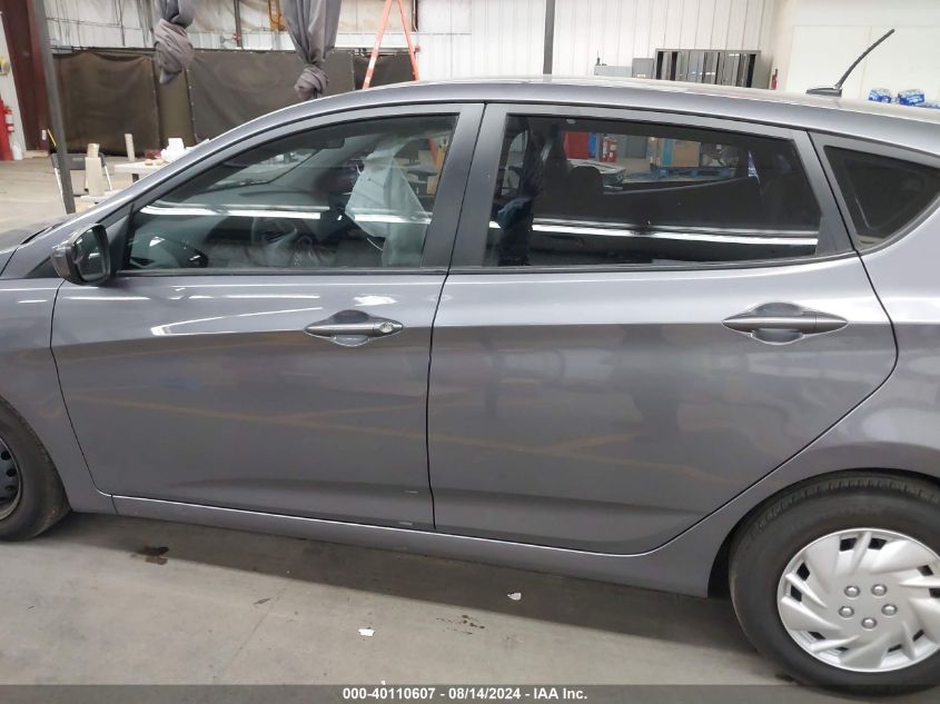 2015 Hyundai Accent Gs VIN: KMHCT5AE4FU227653 Lot: 40110607