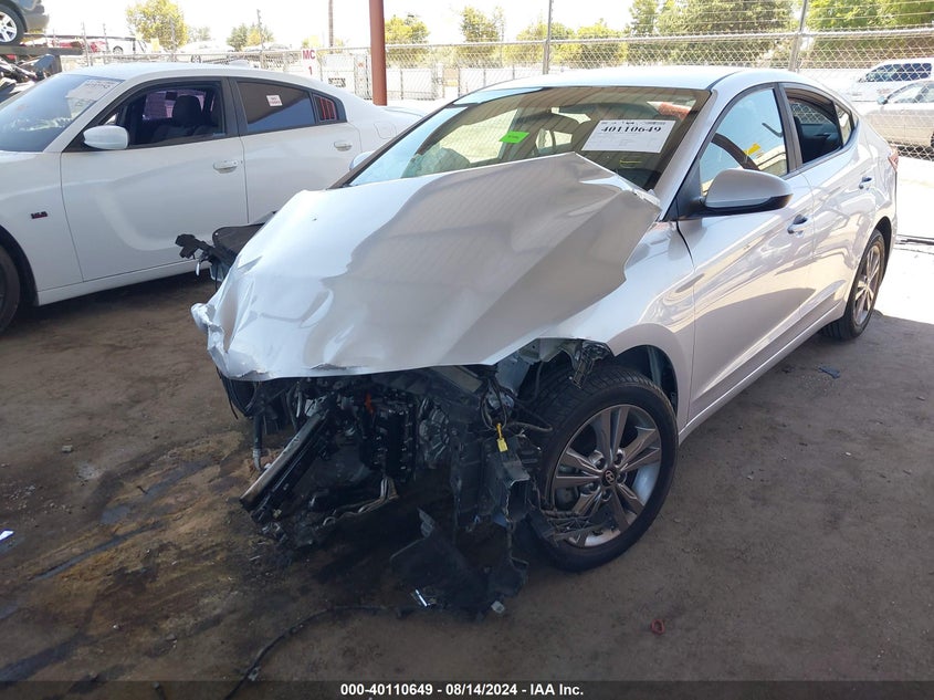VIN KMHD84LF8JU455539 2018 HYUNDAI ELANTRA SEL/VALUE/LIMITED
