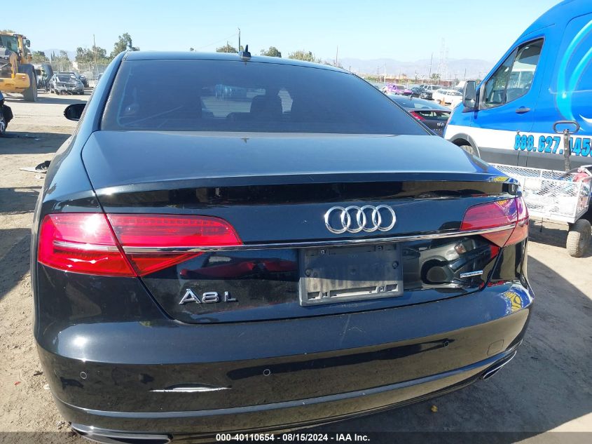 2017 Audi A8 L 3.0T VIN: WAU44AFD5HN018270 Lot: 40110654