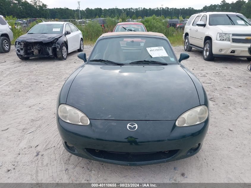 2001 Mazda Mx-5 Miata Ls/Special Edition VIN: JM1NB353910212109 Lot: 40110655