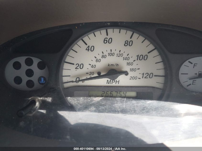 2005 Toyota Echo VIN: JTDBT123X50347940 Lot: 40110694