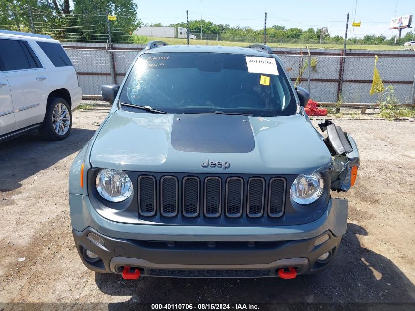 2018 Jeep Renegade Trailhawk 4X4 VIN: ZACCJBCB3JPH76931 Lot: 40110706