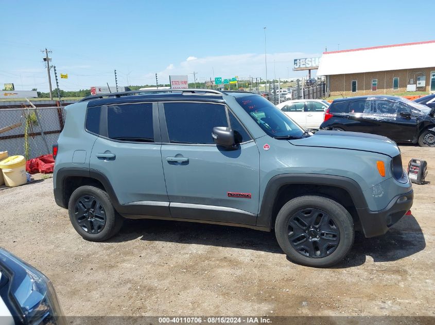 2018 Jeep Renegade Trailhawk 4X4 VIN: ZACCJBCB3JPH76931 Lot: 40110706