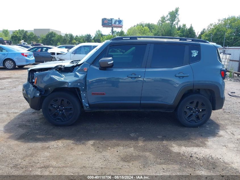 2018 Jeep Renegade Trailhawk 4X4 VIN: ZACCJBCB3JPH76931 Lot: 40110706