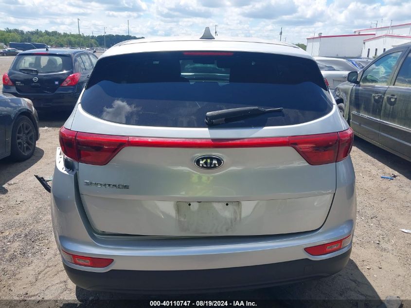 2018 Kia Sportage Lx VIN: KNDPMCAC6J7444943 Lot: 40110747