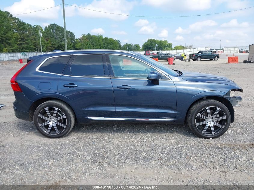 2021 Volvo Xc60 T5 Inscription VIN: YV4102RL3M1747618 Lot: 40110750