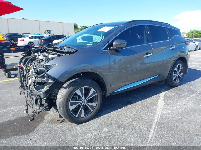 5N1AZ2BJ0MC105567 Nissan Murano SV FWD 2