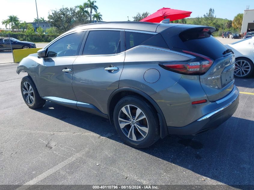 5N1AZ2BJ0MC105567 Nissan Murano SV FWD 3