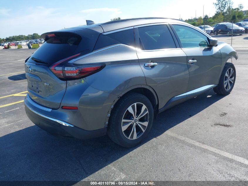 5N1AZ2BJ0MC105567 Nissan Murano SV FWD 4