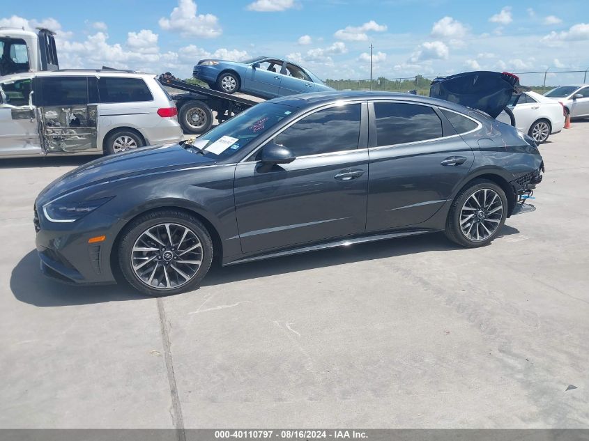 2022 Hyundai Sonata Limited VIN: KMHL34J2XNA216530 Lot: 40110797